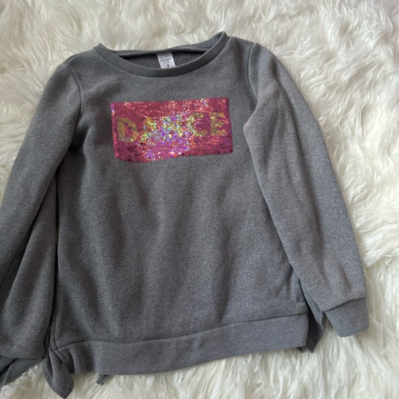 Carter’s sequins dance sweatshirt - girls - size 7 - Picture 1 of 3